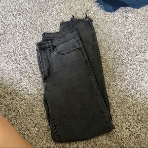 Black Grey GAP Skinny Jeans